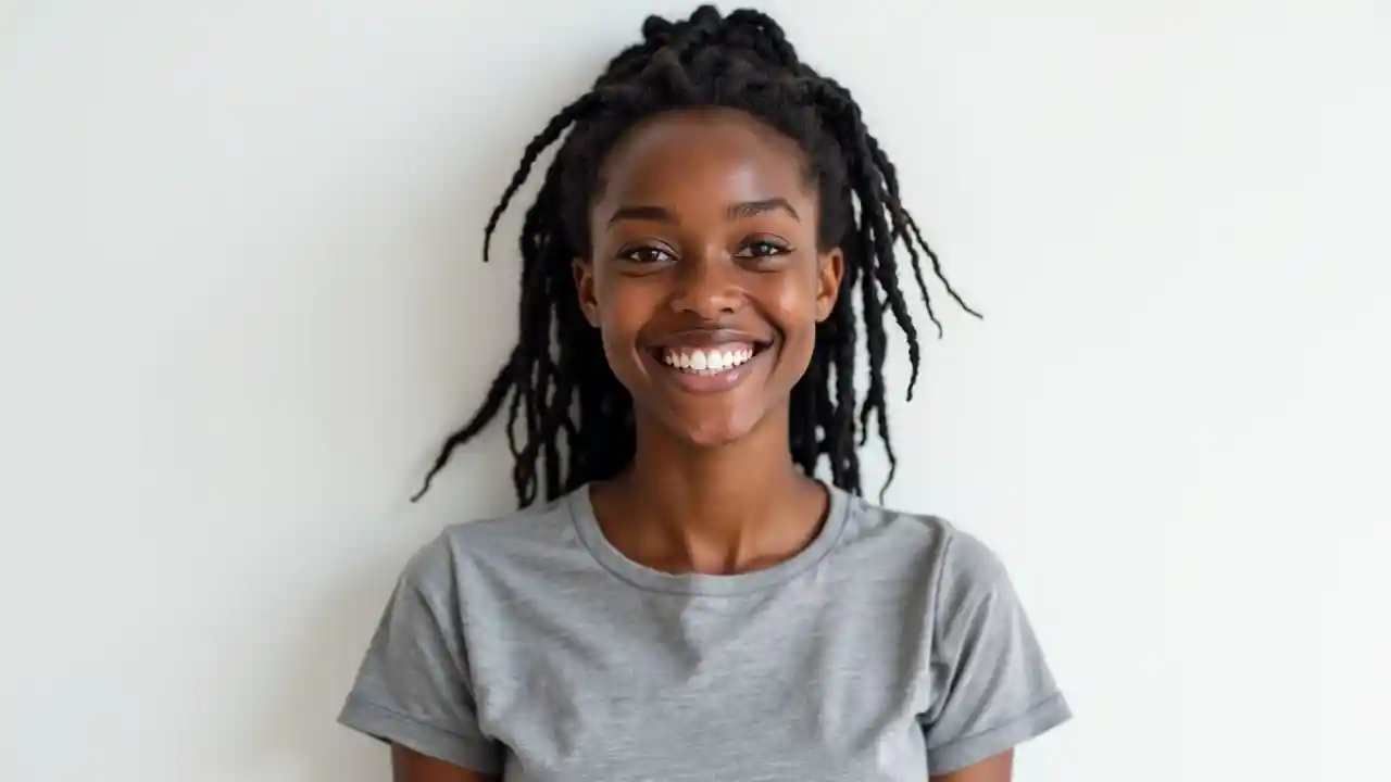 写实的黑人女性人像摄影, image size:1280x720