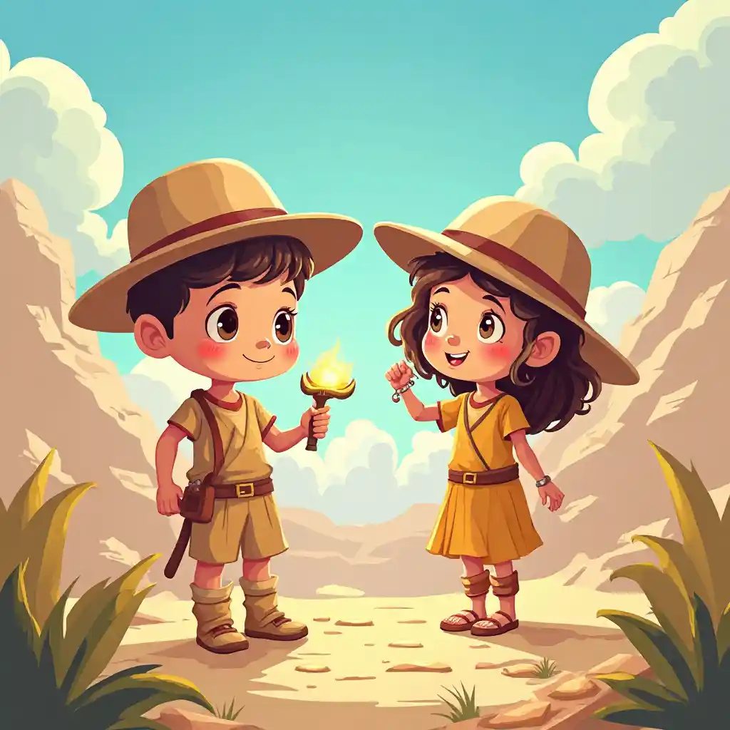 古代雅典的卡通考古學家