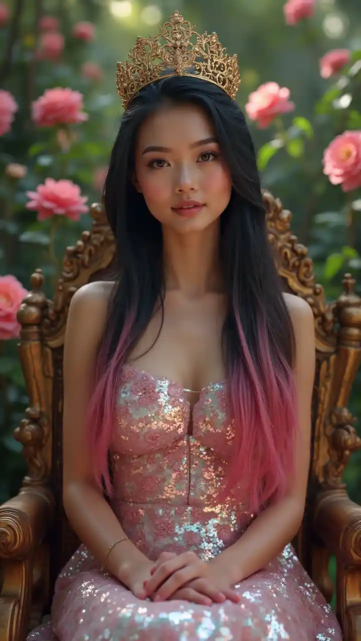 Dronningen i rosenhagen, image size:720x1280