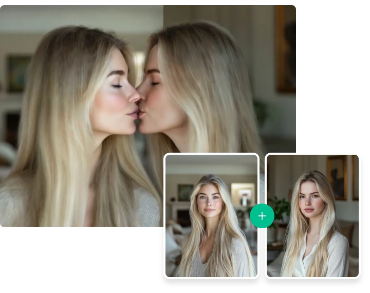 Personalice los videos de besos de IA a su gusto 