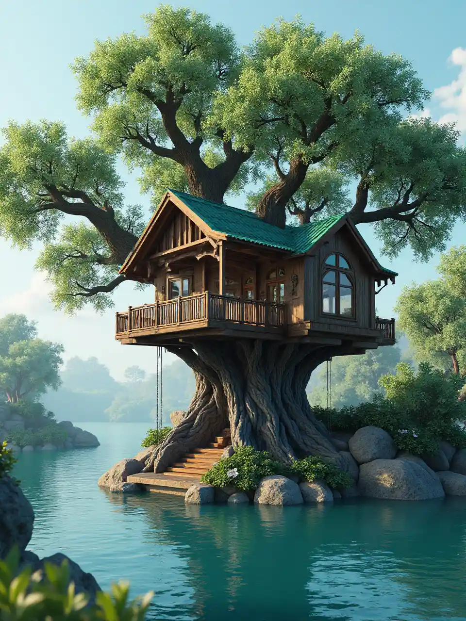 Treehouse Visualization การ สร้าง ภาพ ที่ ได้ รับรางวัล