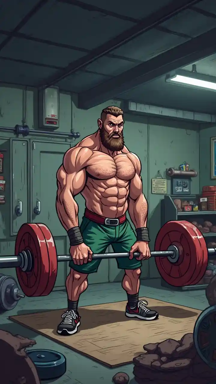 Lifter Animation 動力提升器在行動的卡通描繪