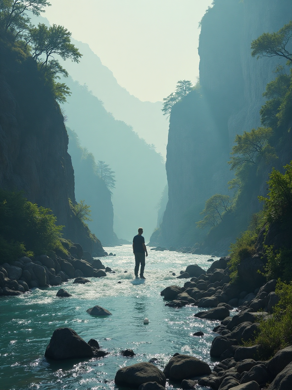 Man Between Rivers