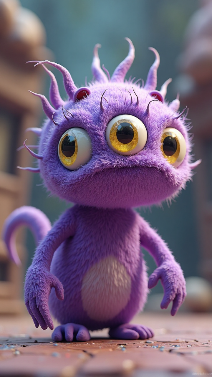Quirky Purple Being