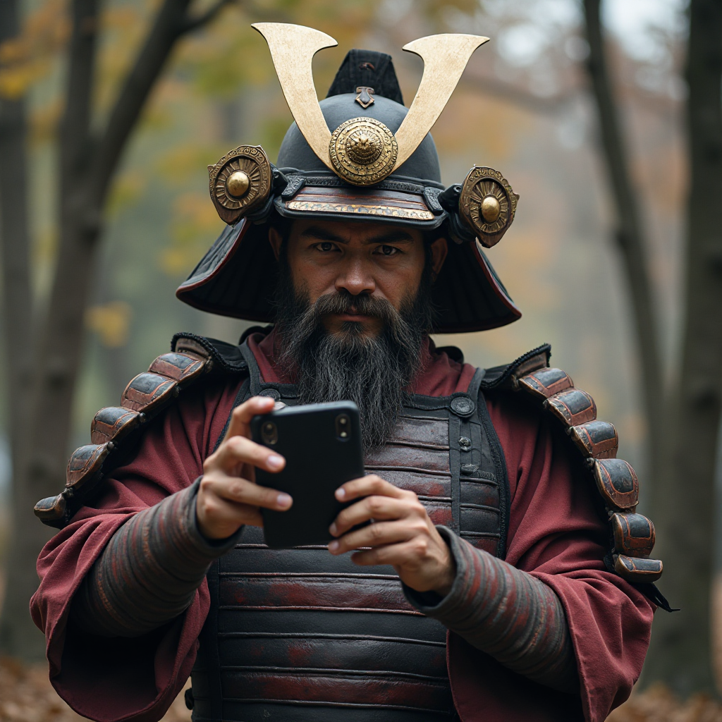 Samurai Selfie