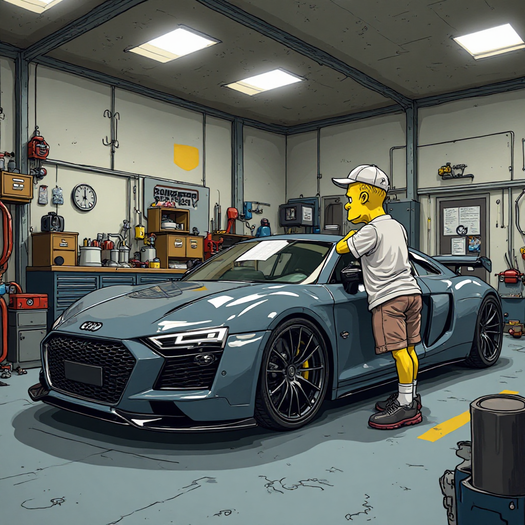 Simpsons Audi