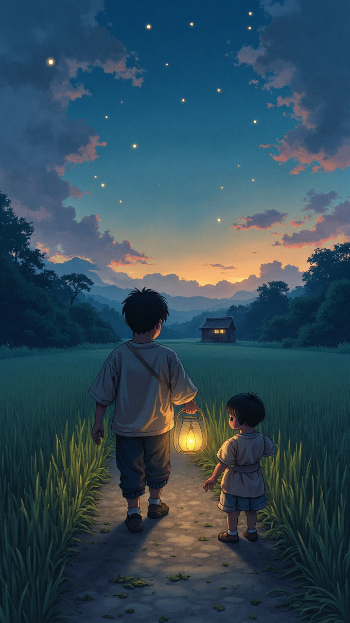 Grave of Fireflies Art