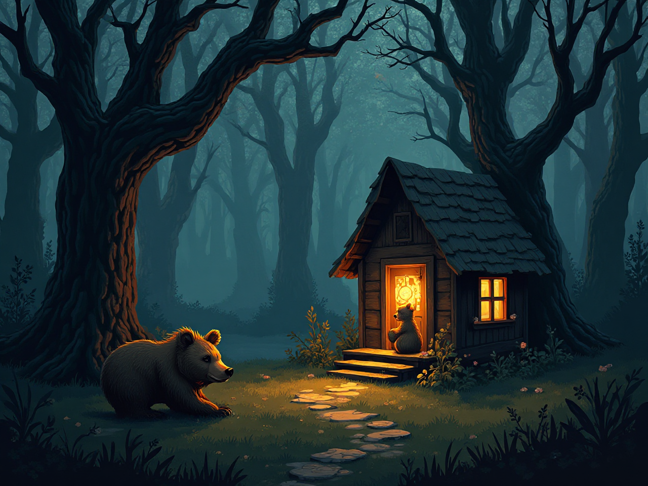 Mystical Forest Cabin