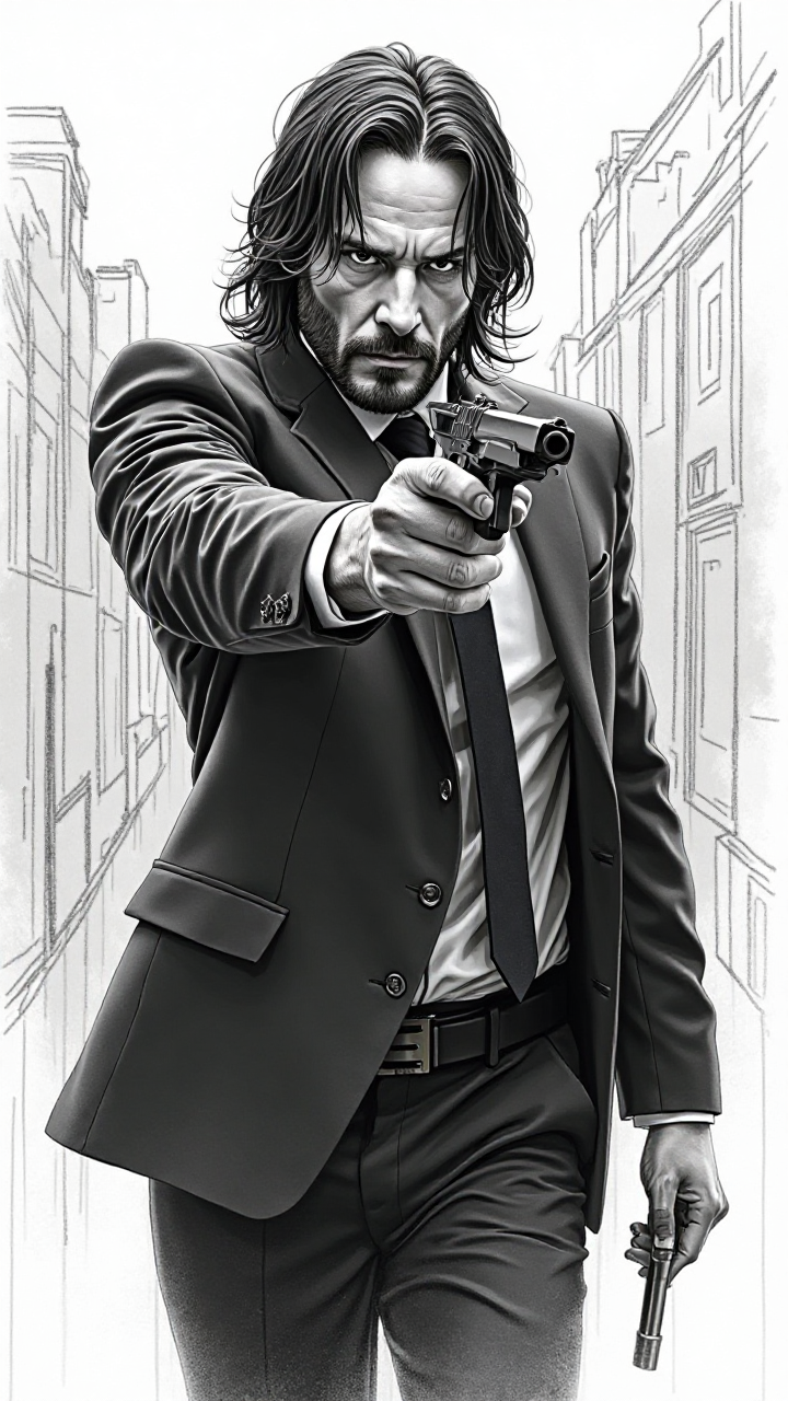 John Wick Sketch