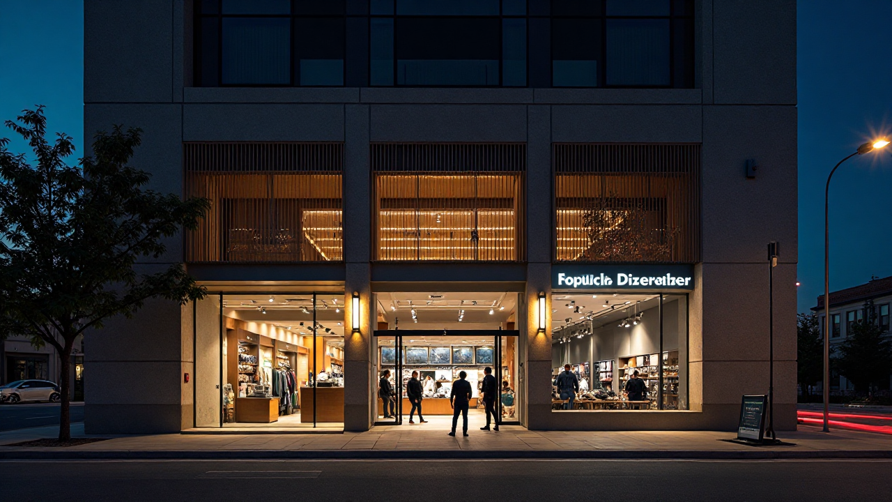 Modern Store Facade