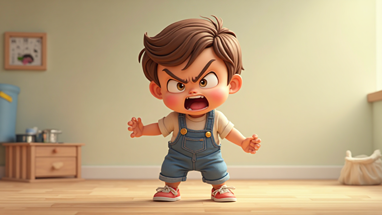 Angry Toddler Animation