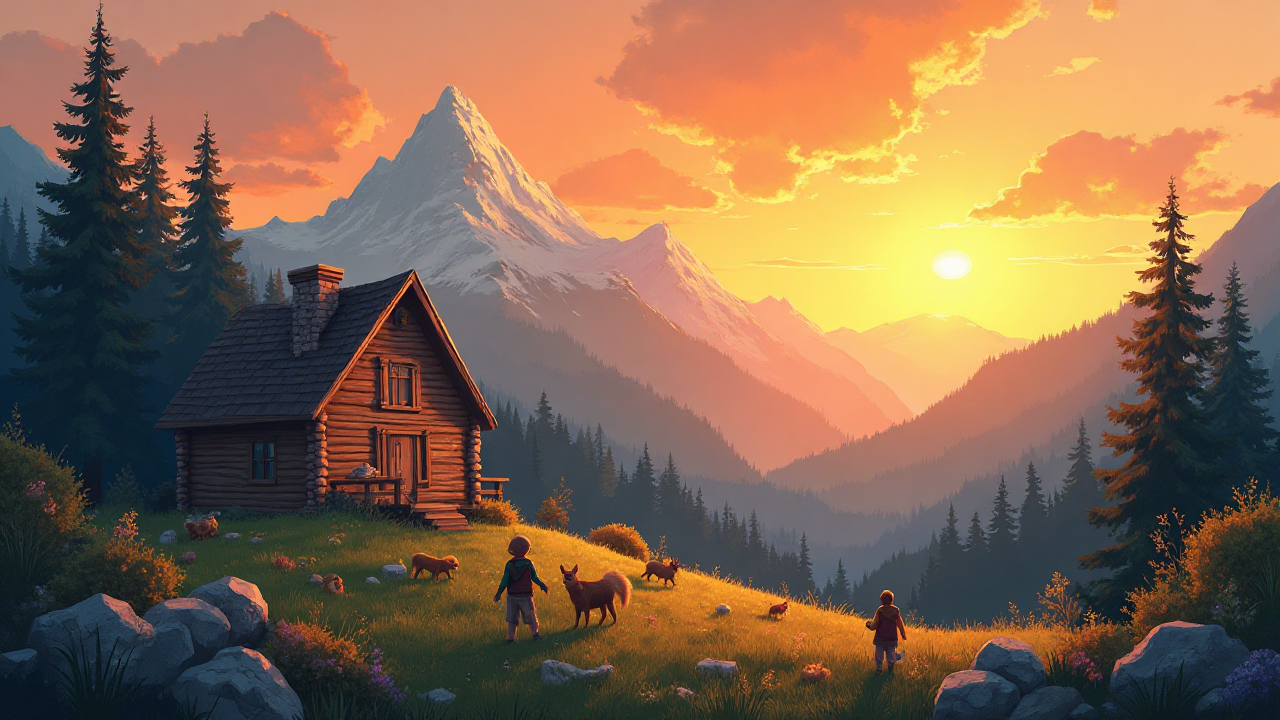 Mountain Sunrise Art