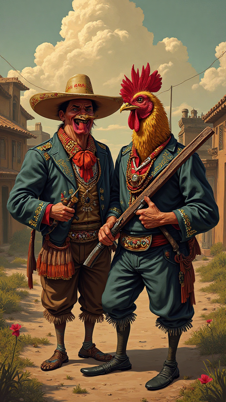 Chickens in Mexico