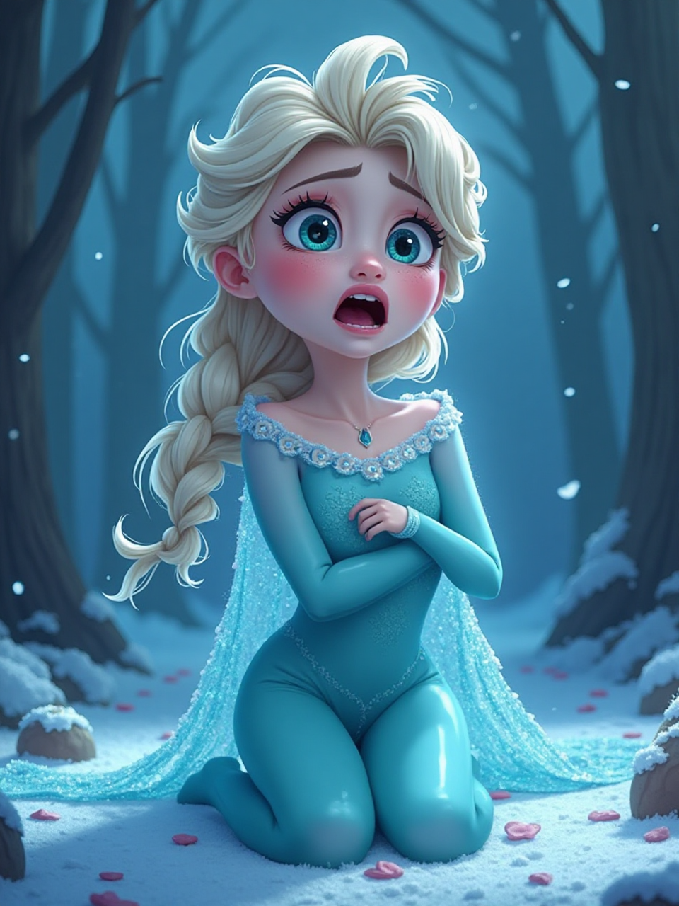 Elsa's Panicked Scene