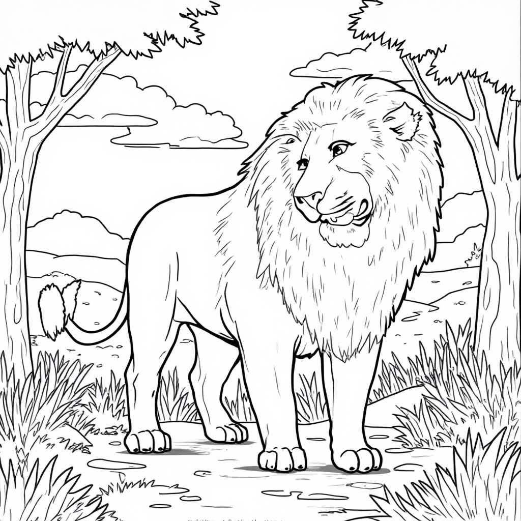 Lion Jungle Pages