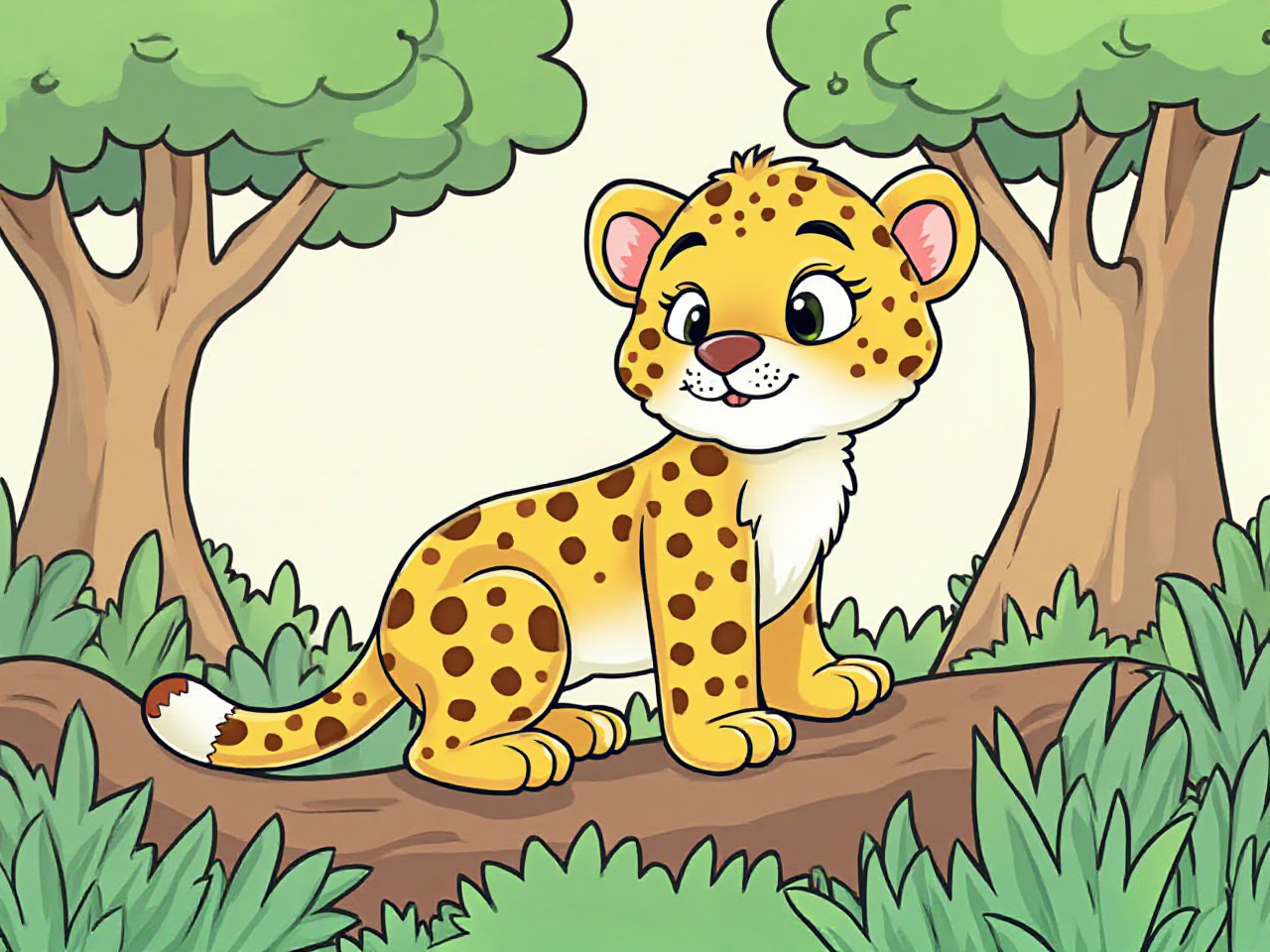 Leopard Coloring Activity