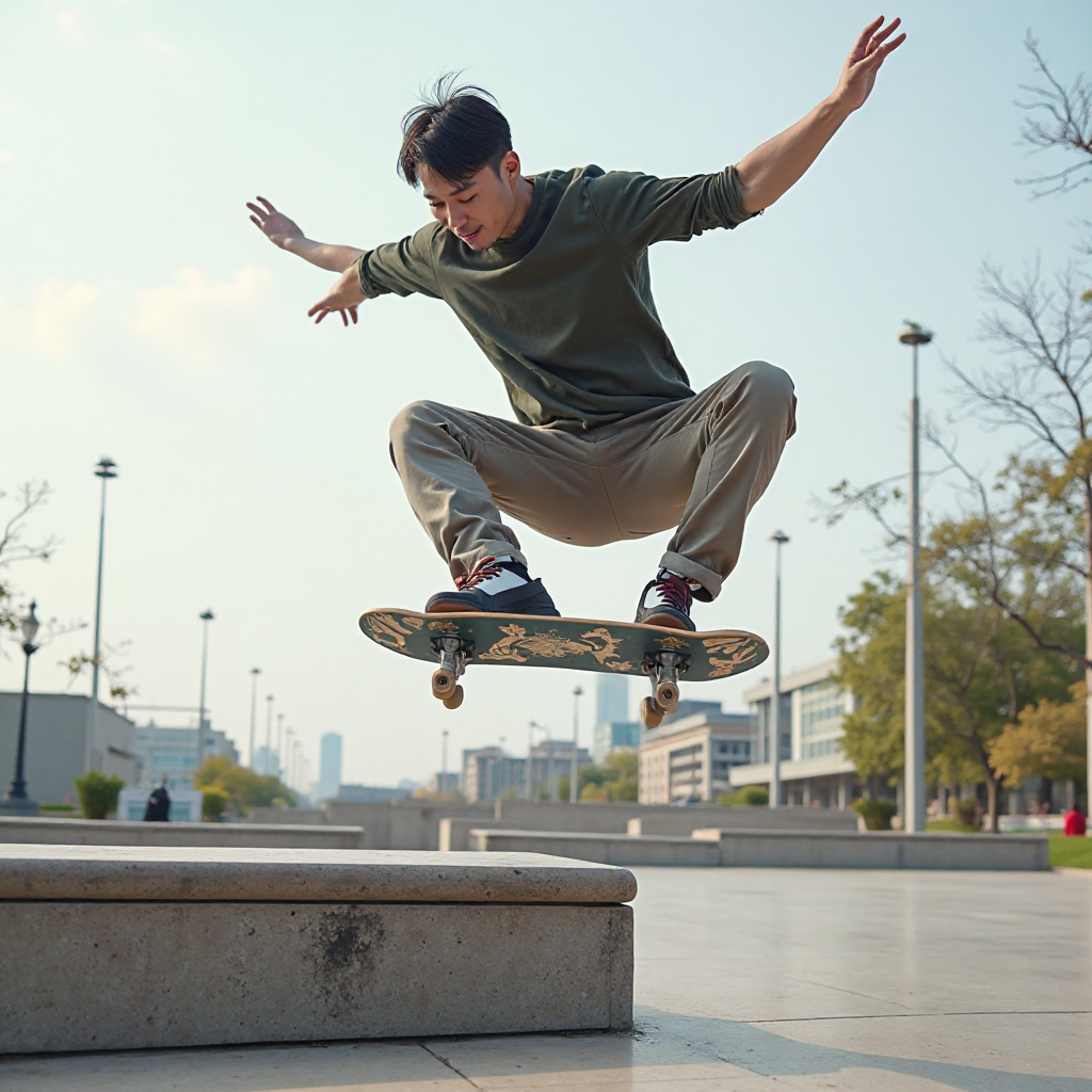 Skateboard Backflip