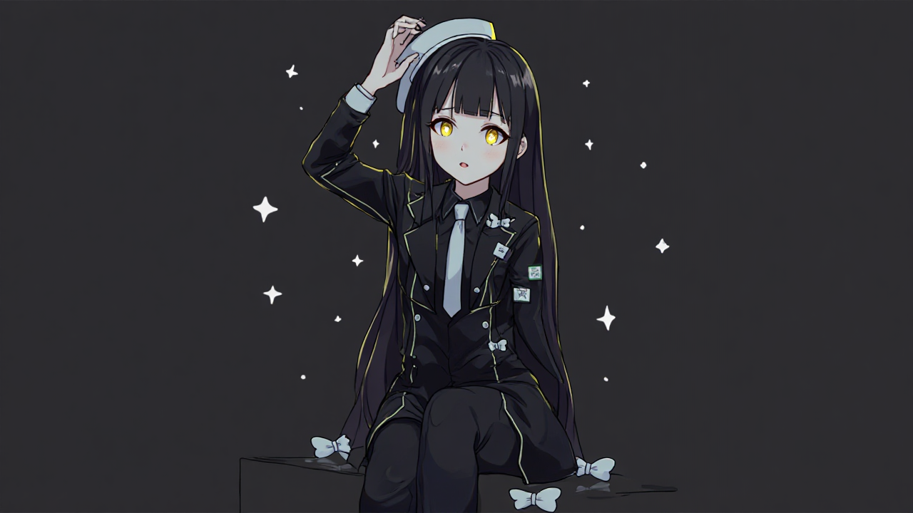 ダイナミックなポーズに繊細なキャラクターが描かれた傑作イラスト