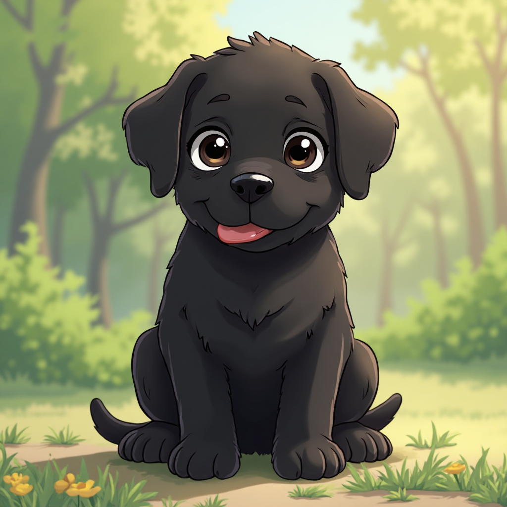 Cute Anime Puppy