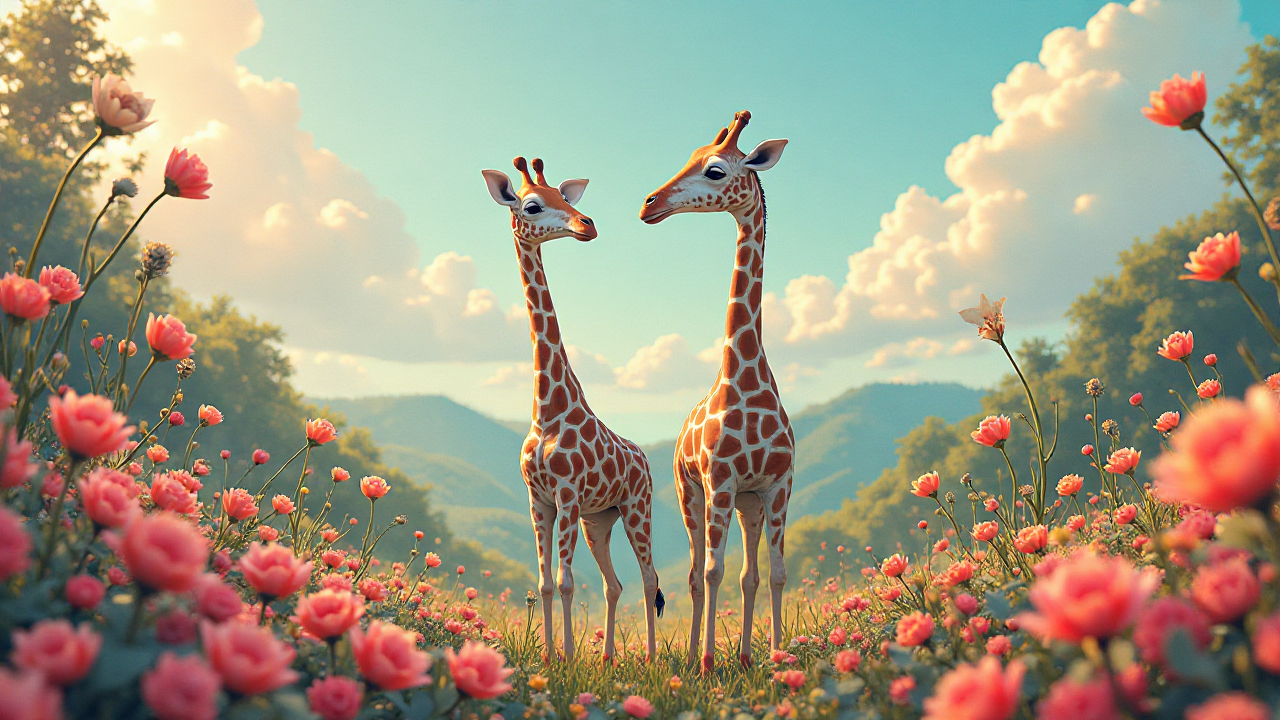 Flower Giraffe