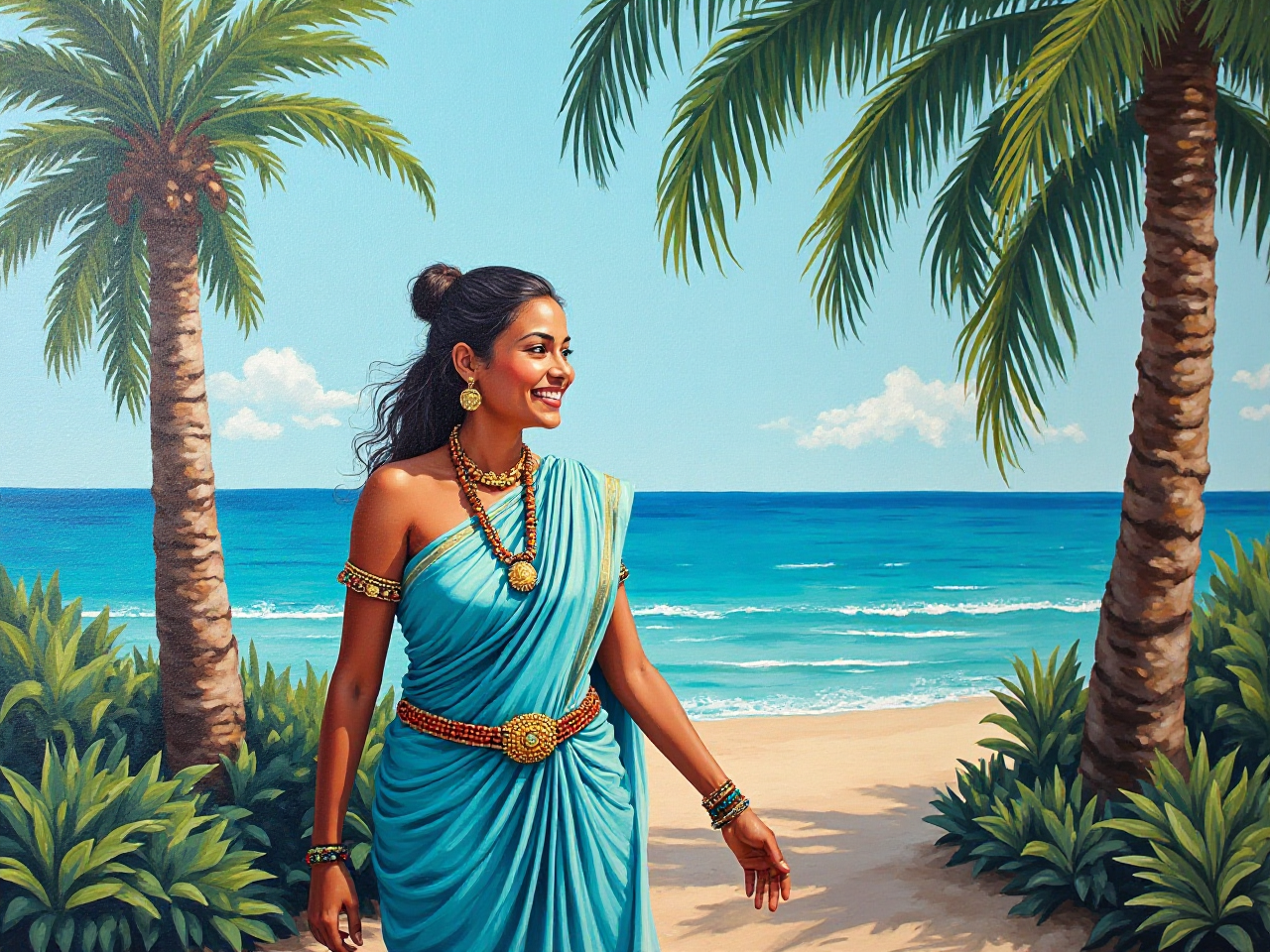 Indian Woman Art