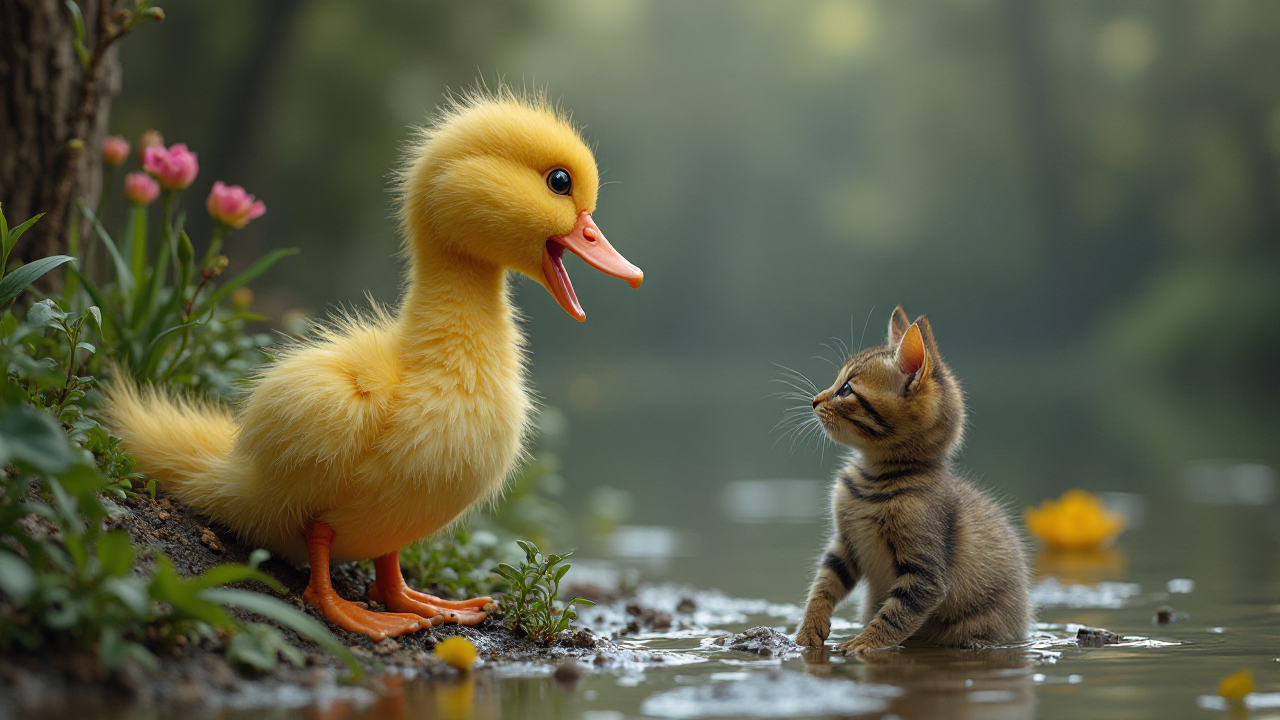 Ugly Duckling Cat