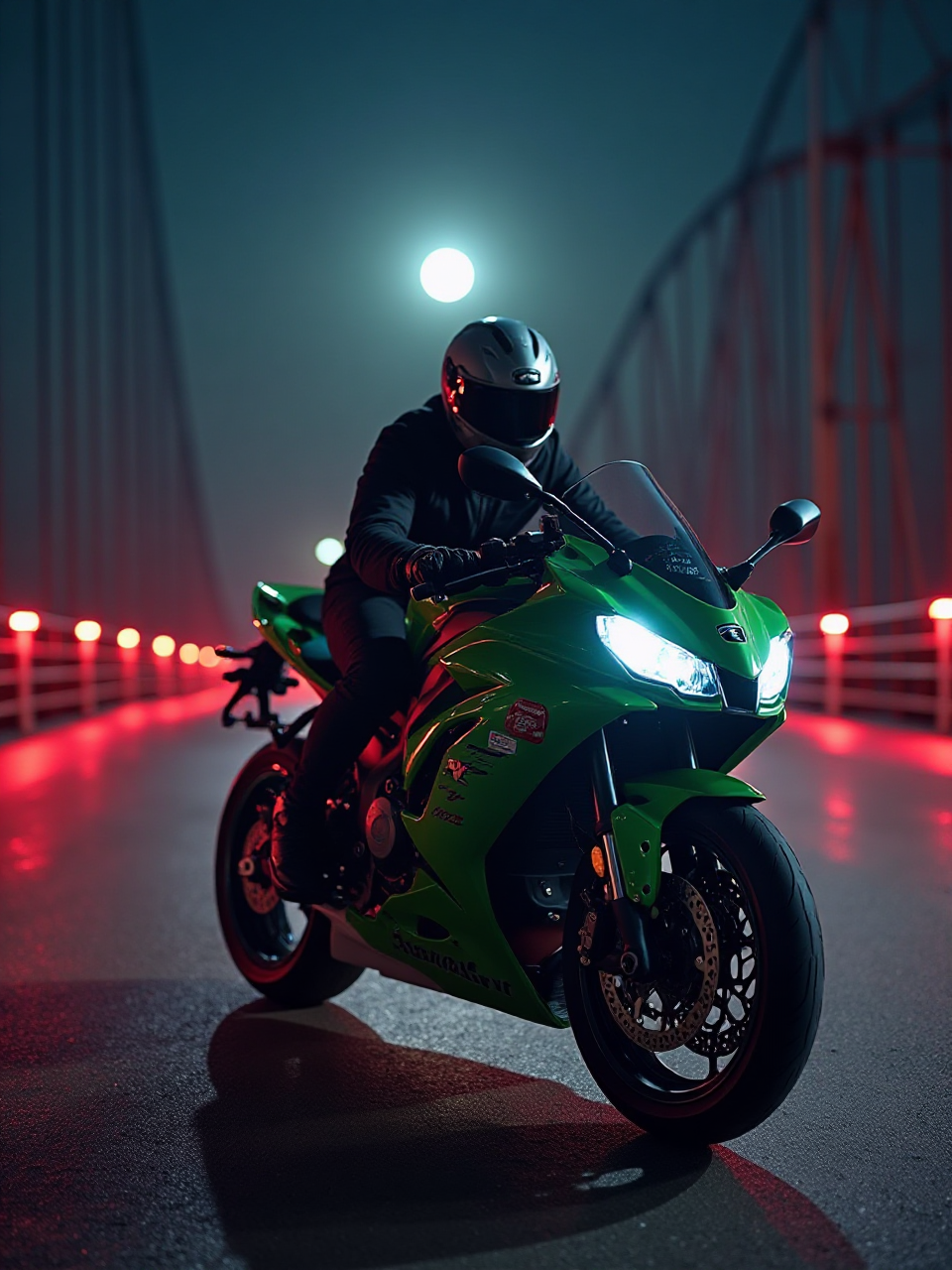 Kawasaki H2r Night