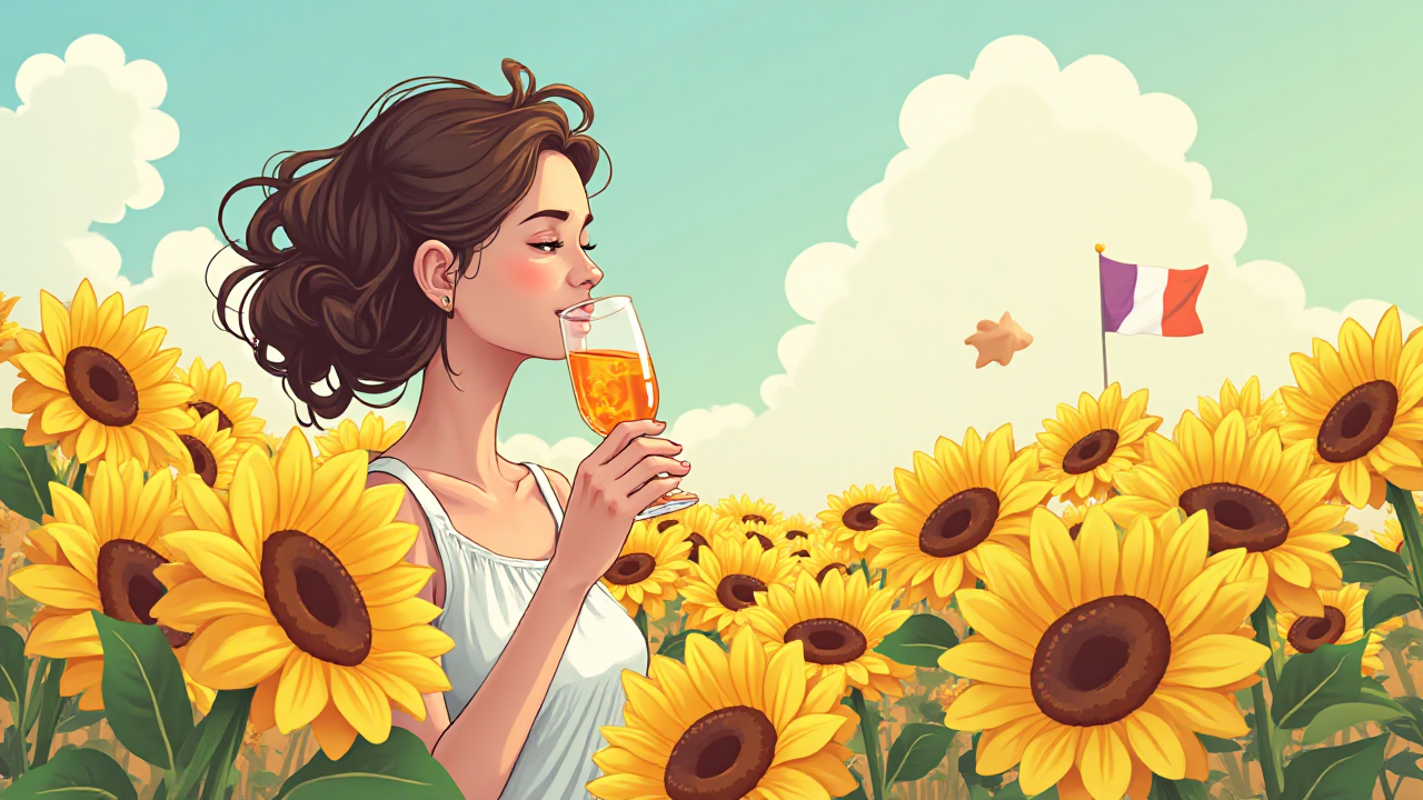 French Girl Illustration