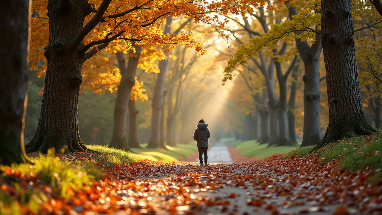 Autumn Park Walk