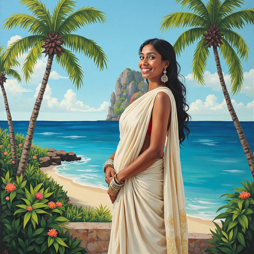 Bali Acrylic Art