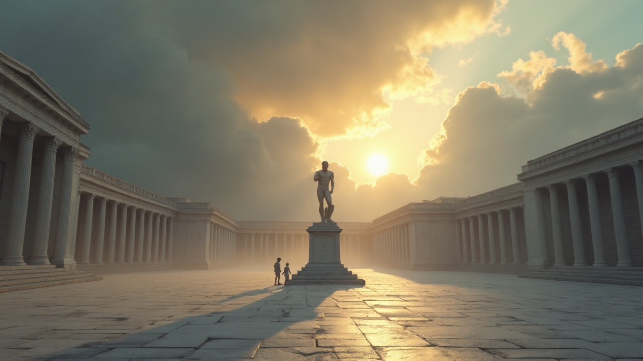Dreamlike Urban Scene