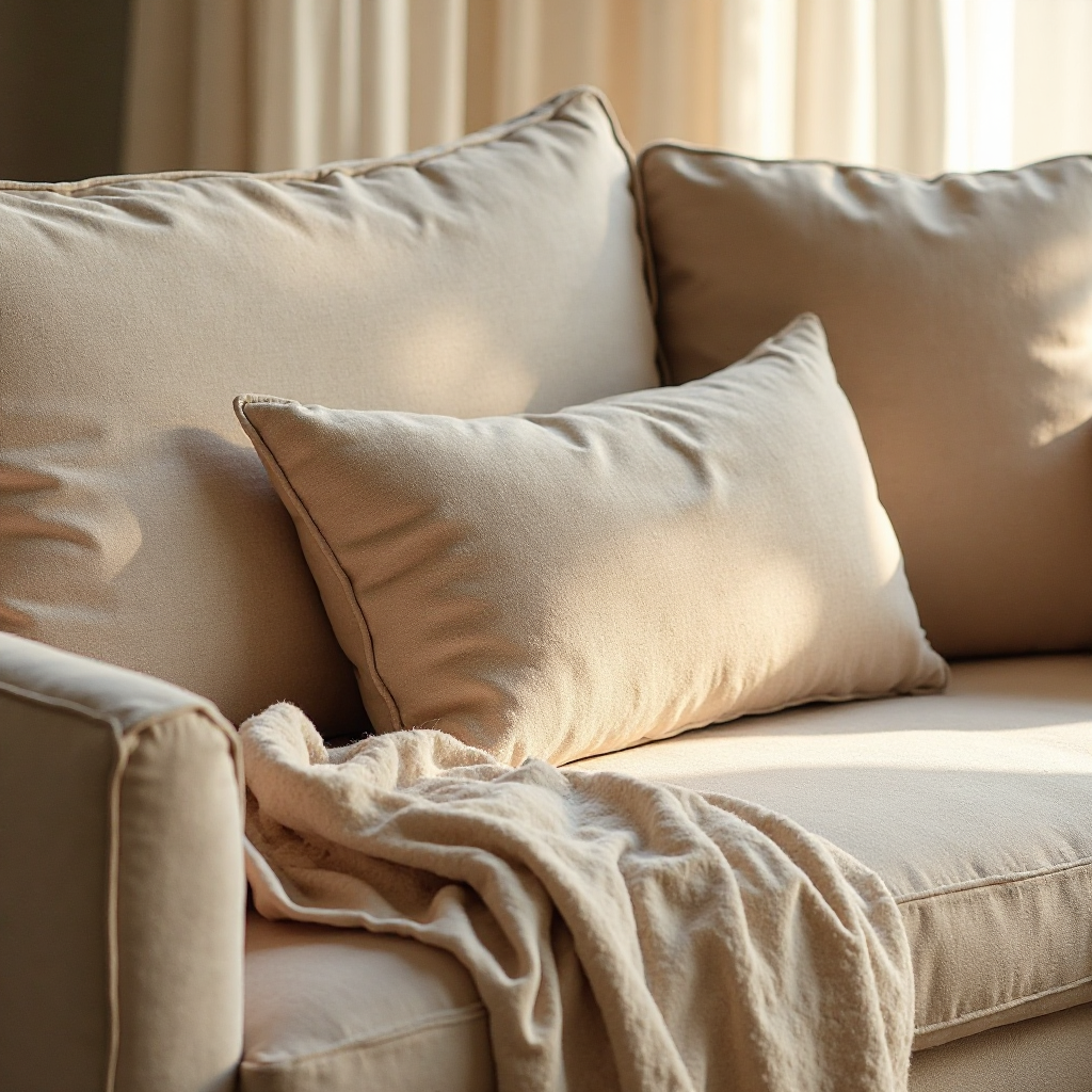 Cushioned Sofa