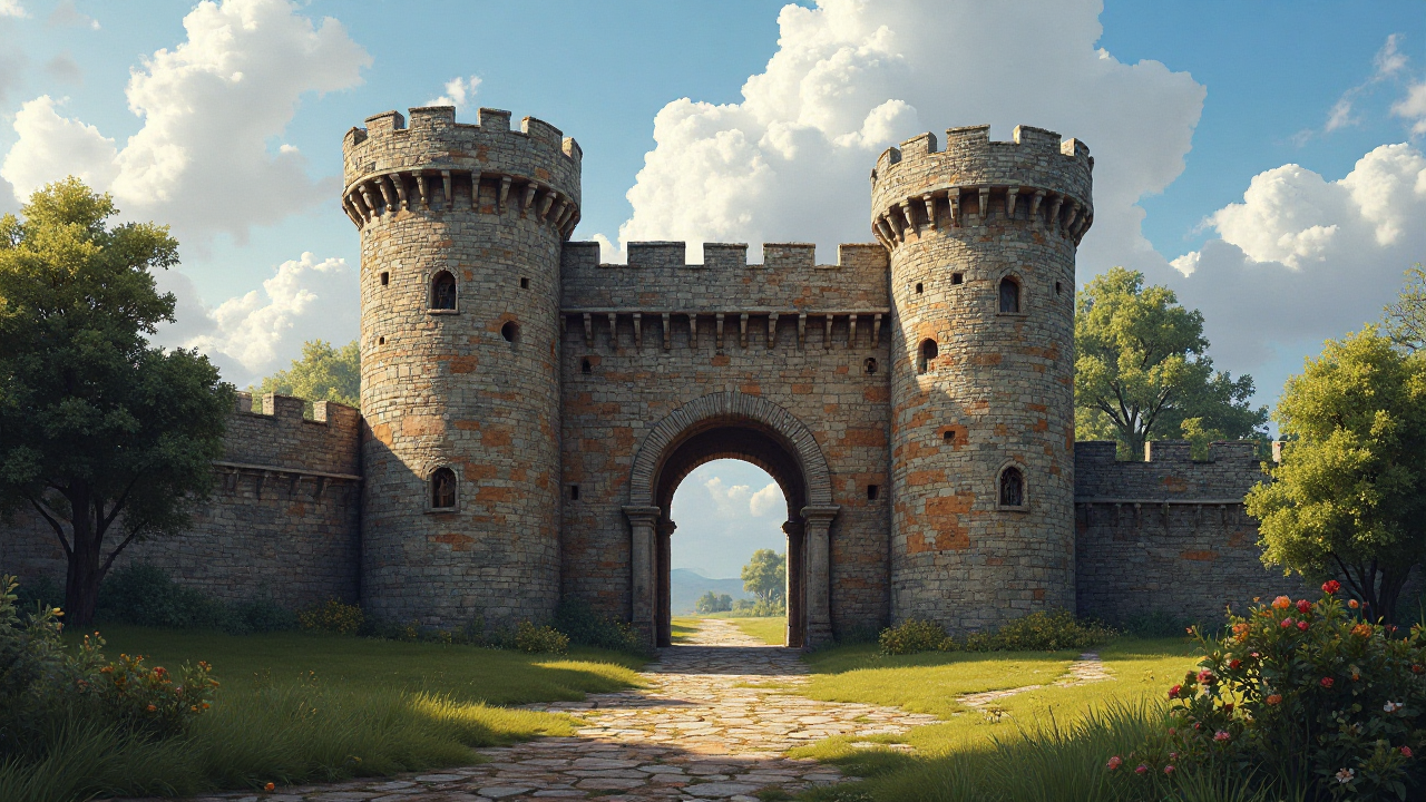 Medieval Gateway Exploration