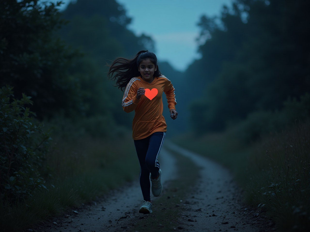 Determined Runner