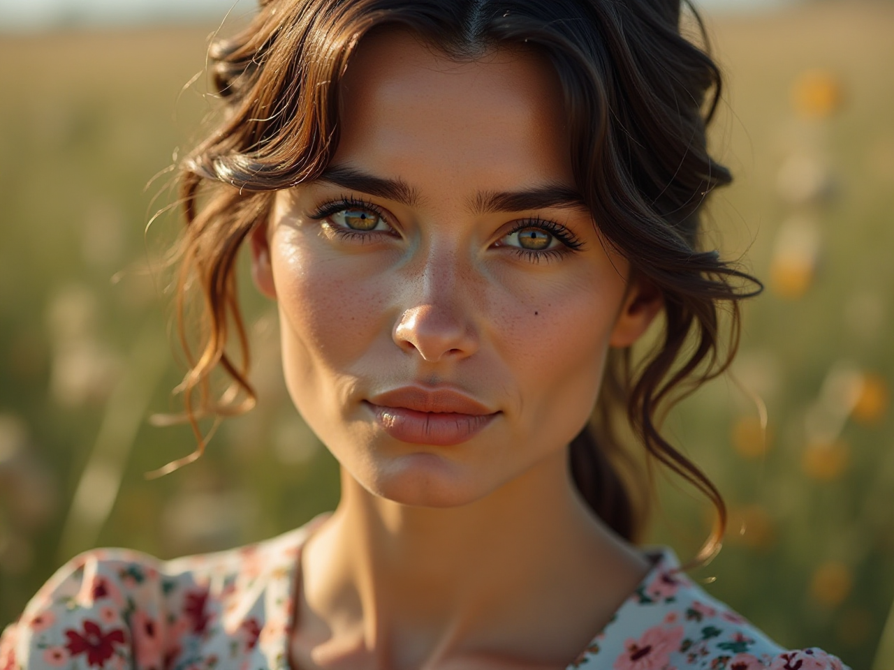 Cultural Floral Portrait