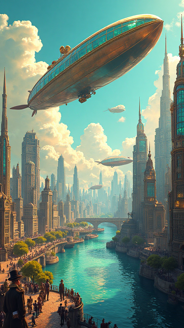 Vibrant Cityscape Art