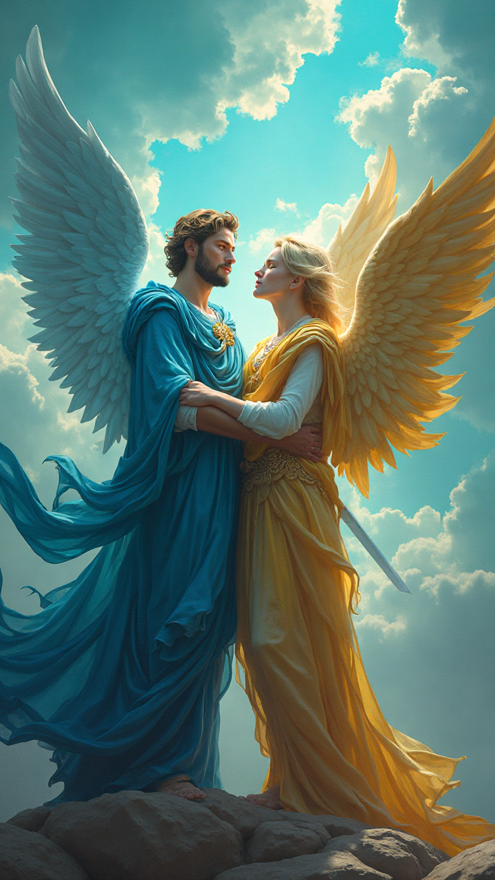Archangels in Turquoise