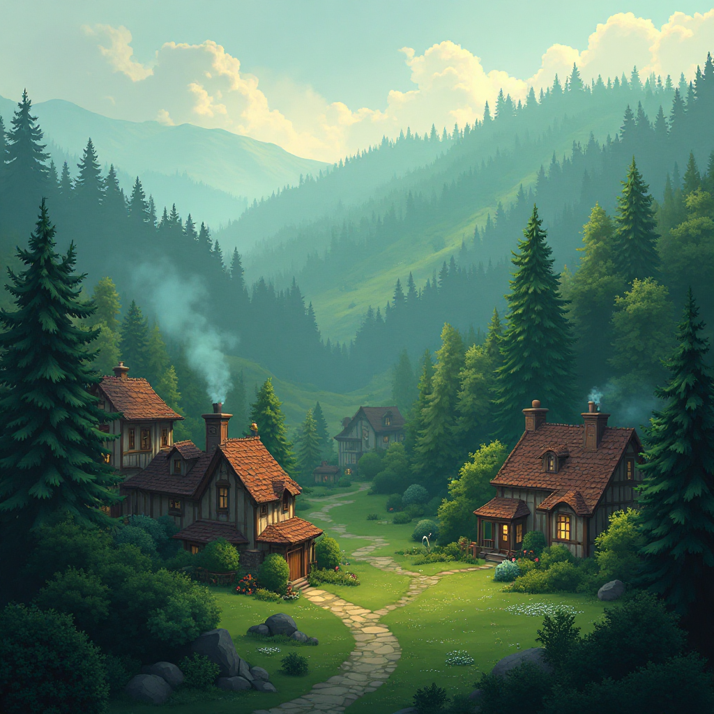 Charming Cottage Scene