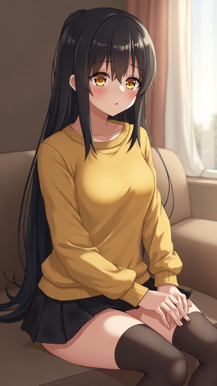 Girl on Couch