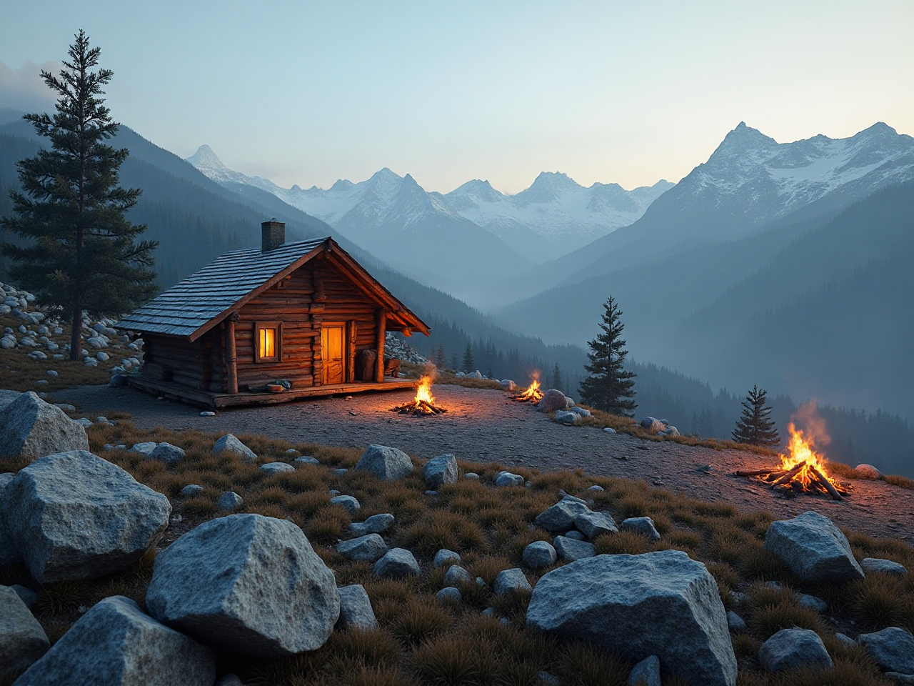 Wooden Ash House