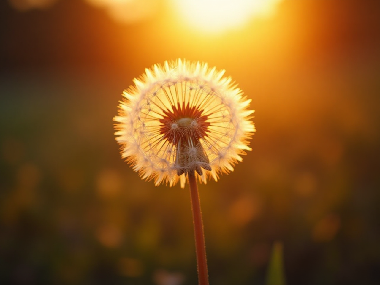 Dandelion Sunset