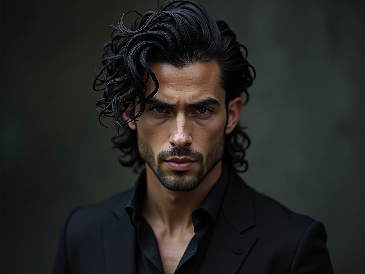 Dark Male Character