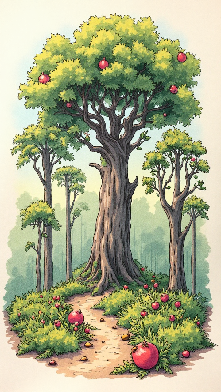 Forest Tree Sketch