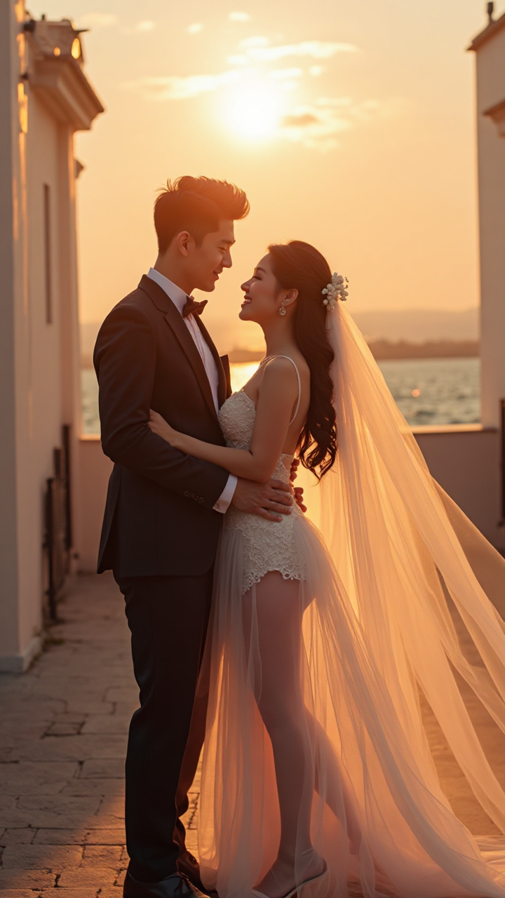 Korean Bride and Groom