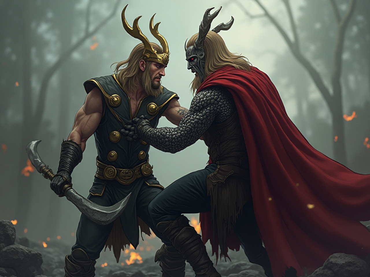 Loki vs Thor