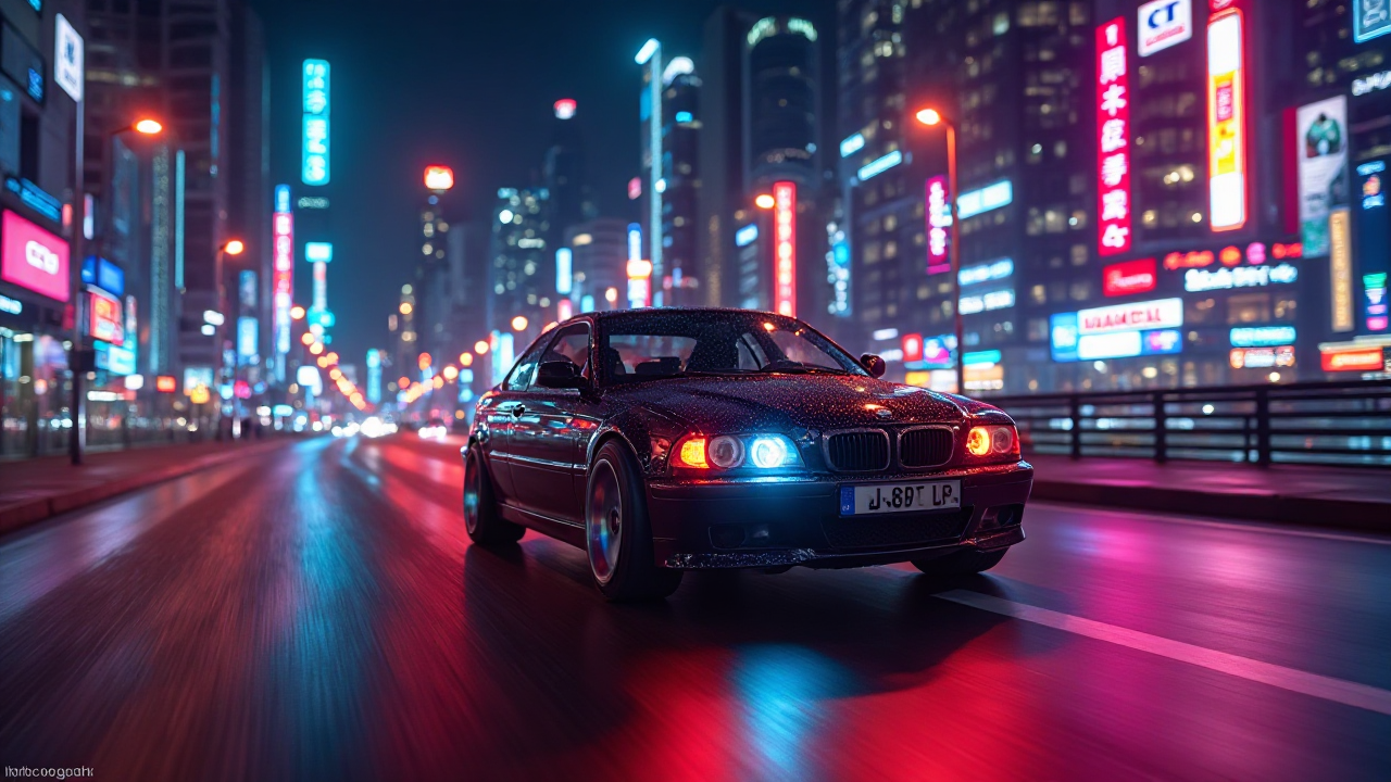 Neon BMW