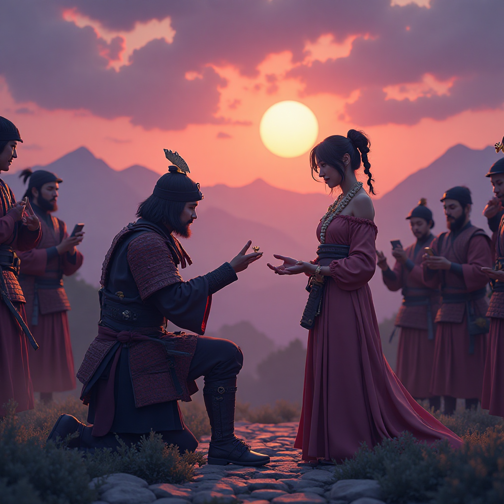 Samurai Proposal Scene