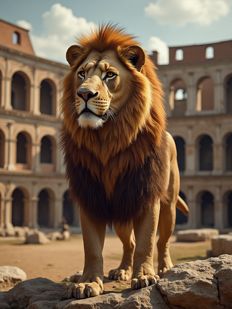 Majestic Lion Colosseum