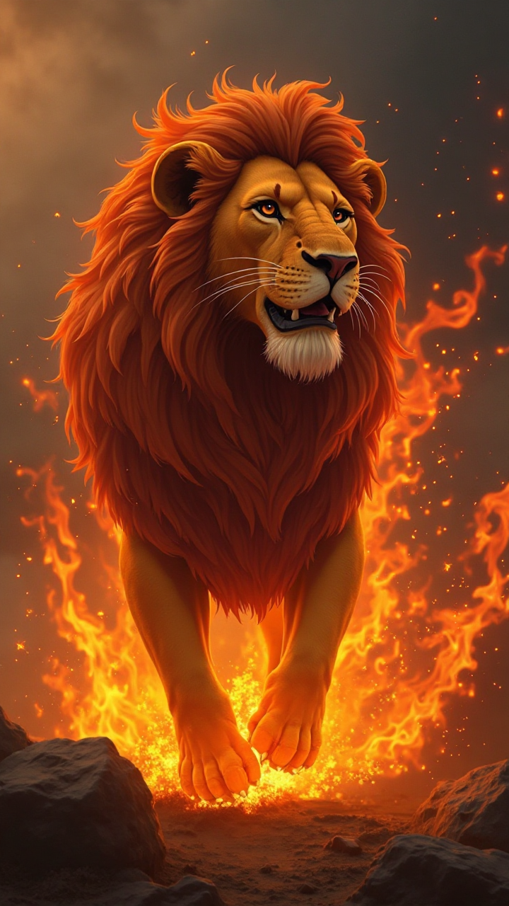 Fierce Lion