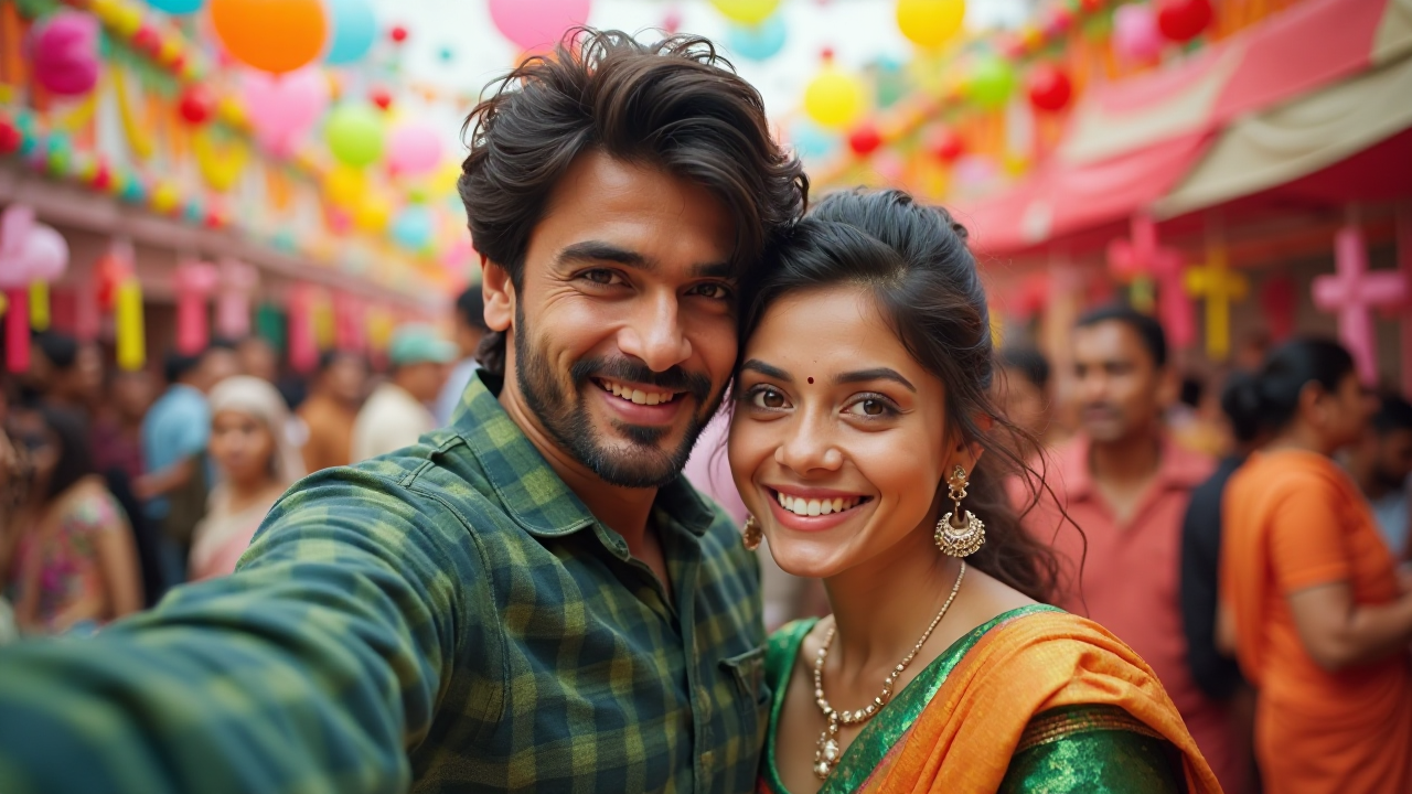 Joyful Couple